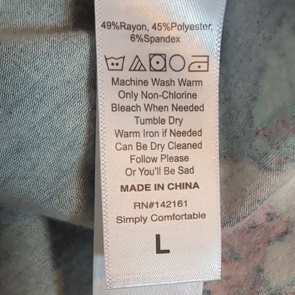 LuLaRoe Jody Dress - Peasant Floral BOHO Vintage/Retro Influence Soft Girl - Picture 3 of 6